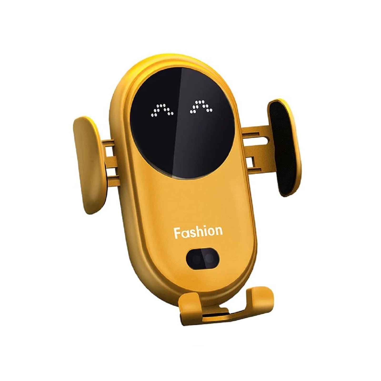 Auto Mount Phone Holder with Suction Cup Bracket 10W Car Wireless Charger Infrared Sensor Automatic Clamping Mobile Phone Stand