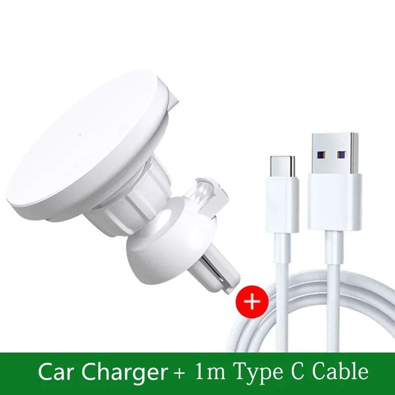 Magnetic Wireless Car Charger Air Vent For Magsafe For iPhone 17 16 15 14 13 12 Pro Max For Android Car Fast Charge Daily Use