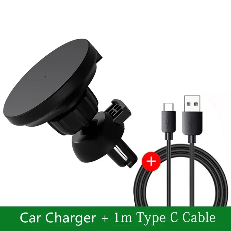 Magnetic Wireless Car Charger Air Vent For Magsafe For iPhone 17 16 15 14 13 12 Pro Max For Android Car Fast Charge Daily Use