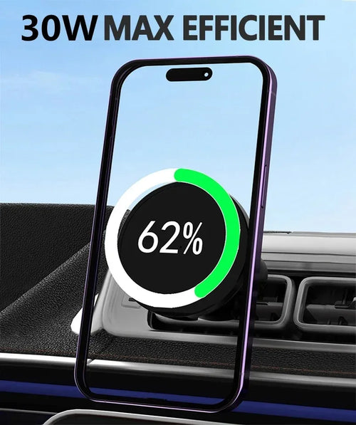 Magnetic Wireless Car Charger Air Vent For Magsafe For iPhone 17 16 15 14 13 12 Pro Max For Android Car Fast Charge Daily Use