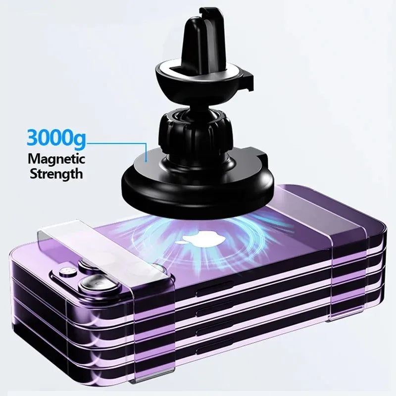 Magnetic Wireless Car Charger Air Vent For Magsafe For iPhone 17 16 15 14 13 12 Pro Max For Android Car Fast Charge Daily Use